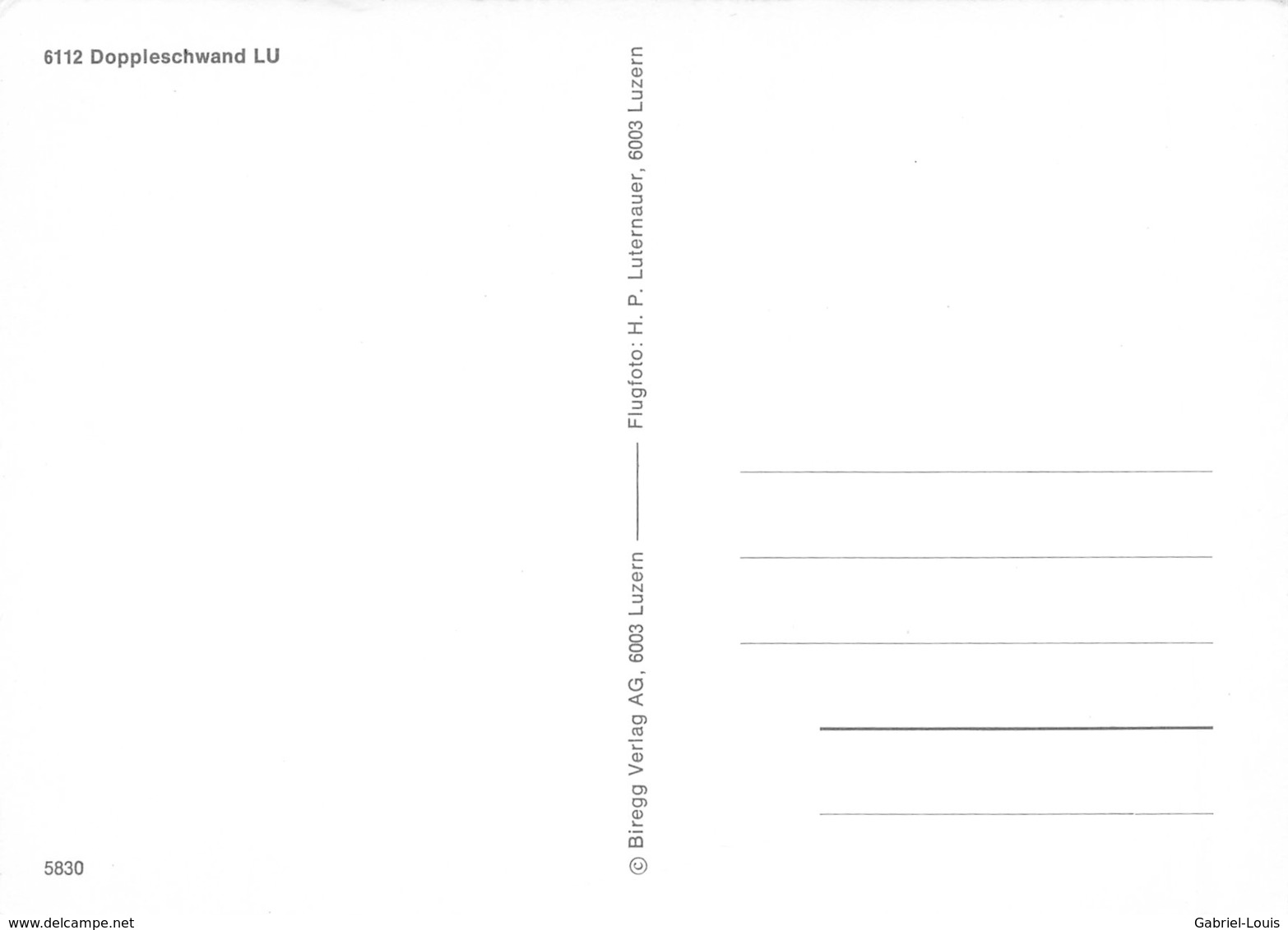 Dopplesschwand - Entlebuch (10 X 15 Cm) - Entlebuch