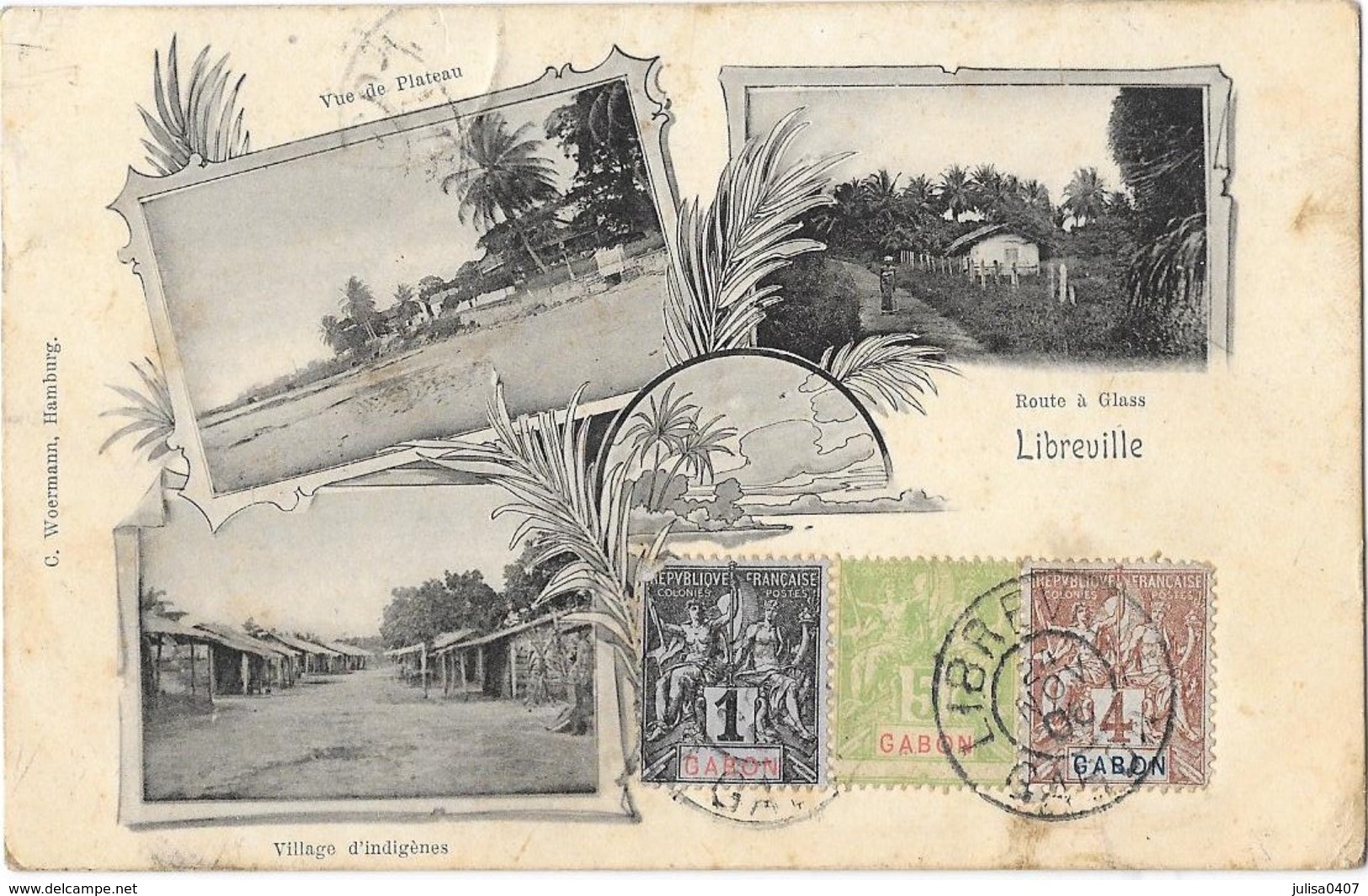 LIBREVILLE (Gabon) Carte à 3 Vues - Gabon