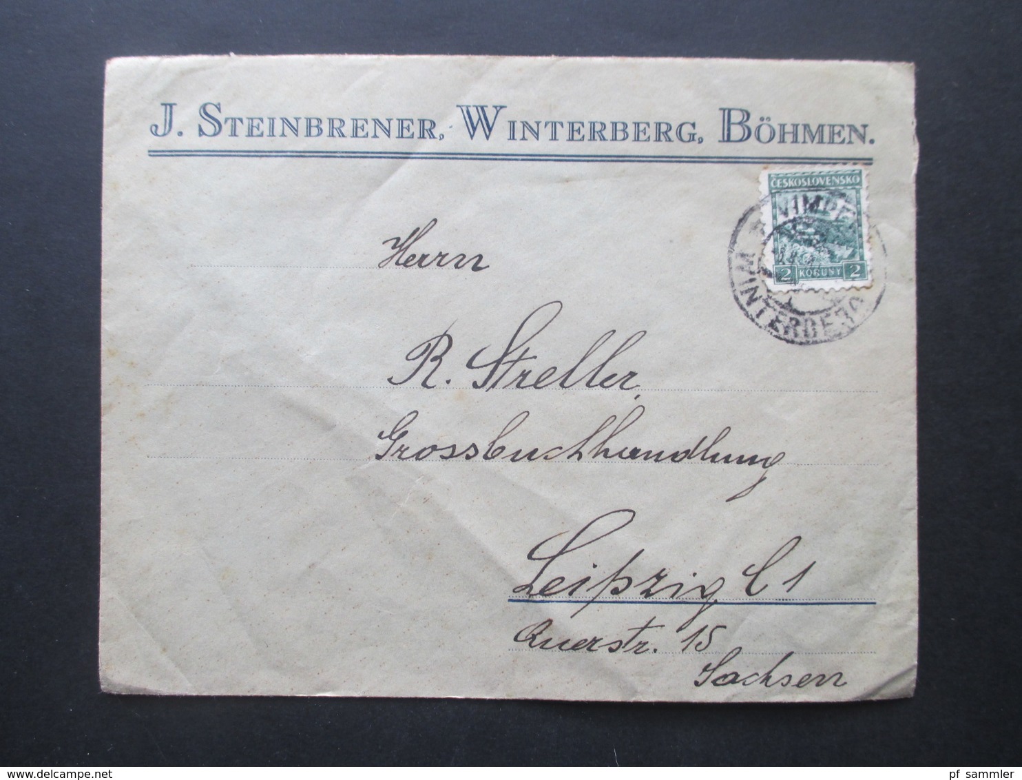 CSSR 1929-46 Belegeposten 65 Stk. Zweisprachige Stempel / Sudetenland Gebiete Firmenumschläge / Korrespondenz Bedarf