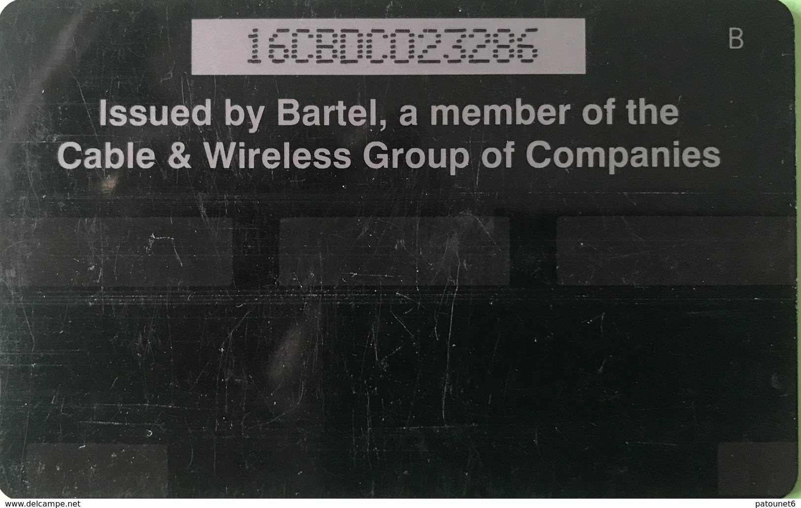 BARBADES  -  Phonecard  -  Cable § Wireless  - Bridgetown Cruise Terminal  -  BD $ 10 - Barbades