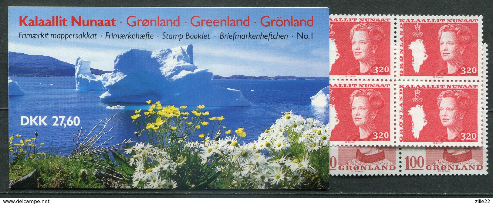 Grönland Mi# MH 1 Postfrisch MNH - Queen Margrethe - Markenheftchen