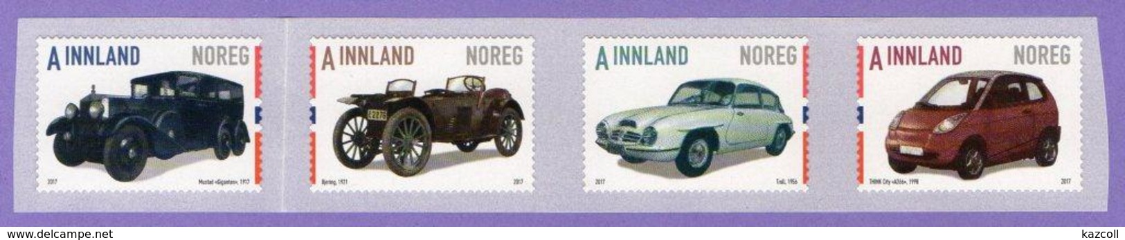 Norway  2014.  Cars. Transport.  MNH - Nuovi