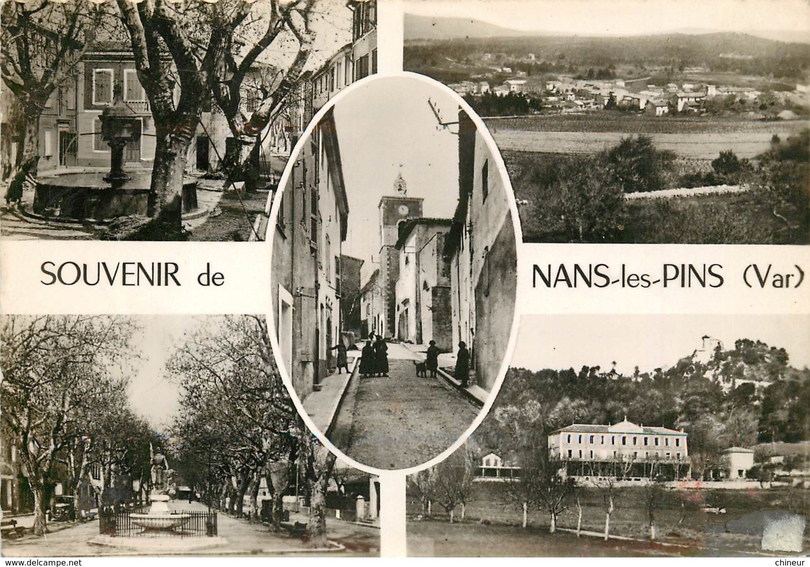 SOUVENIR DE NANS LES PINS CARTE MULTIVUES - Nans-les-Pins