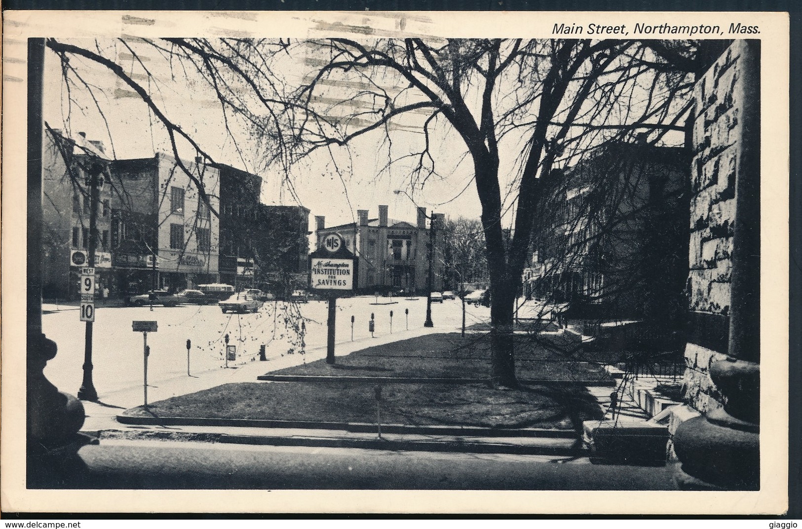 °°° 19706 - USA - MA - NORTHAMPTON - MAIN STREET - 1975 With Stamps °°° - Northampton