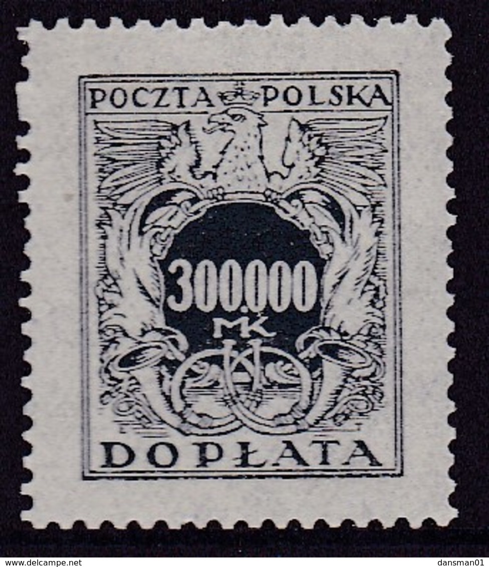 POLAND 1924 Postage Due Fi D60 Mint Never Hinged - Portomarken