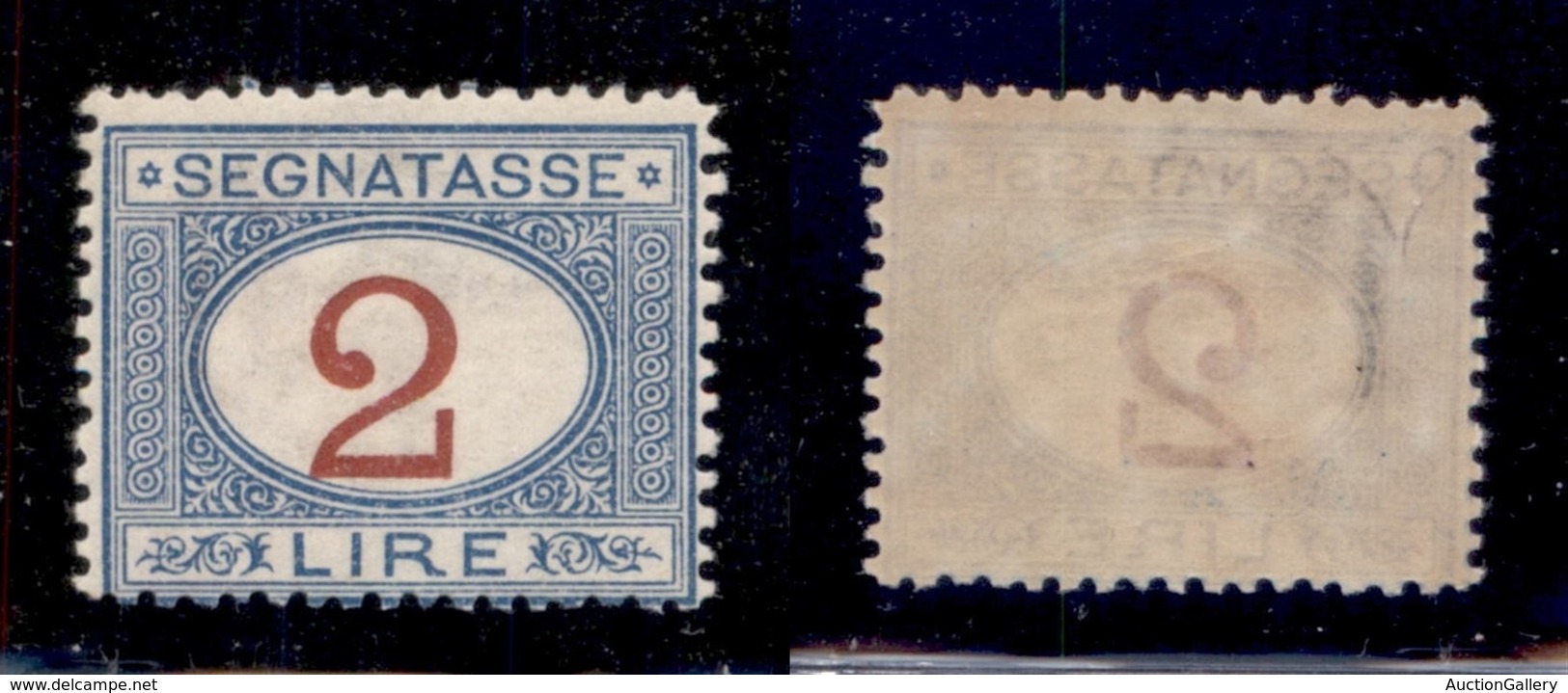 REGNO - SEGNATASSE - 1903 - 2 Lire (29) - Gomma Integra - Diena (250) - Otros & Sin Clasificación