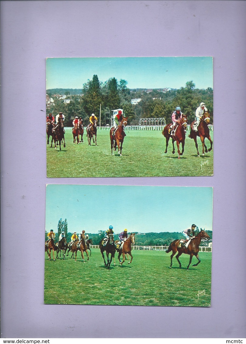 5 Cartes Modernes -  Sur Les Champs De Courses (  Hippisme , Courses De Chevaux ) - Paardensport
