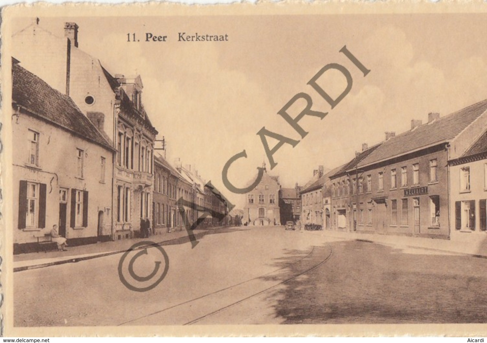 Postkaart / Carte Postale PEER - Kerkstraat  (A157) - Peer