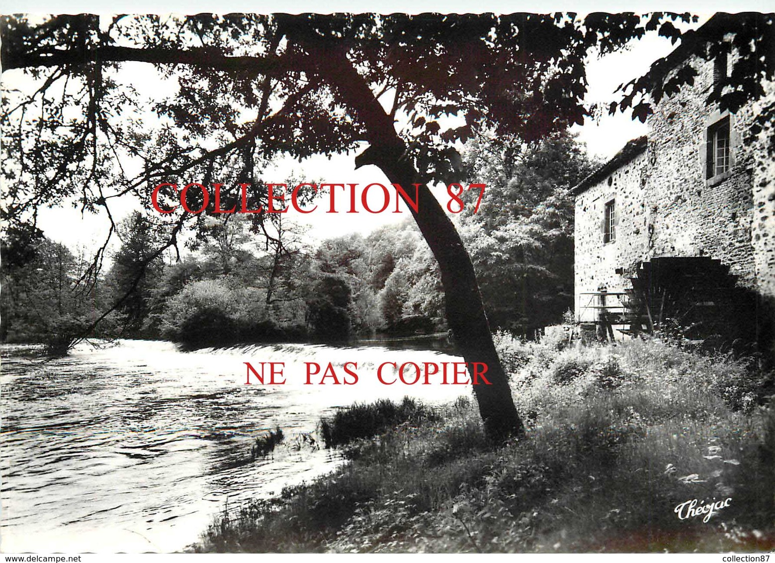 87 ☺♦♦ BUSSIERE POITEVINE < MOULIN à EAU BERGER < ROUE VISIBLE - Bussiere Poitevine