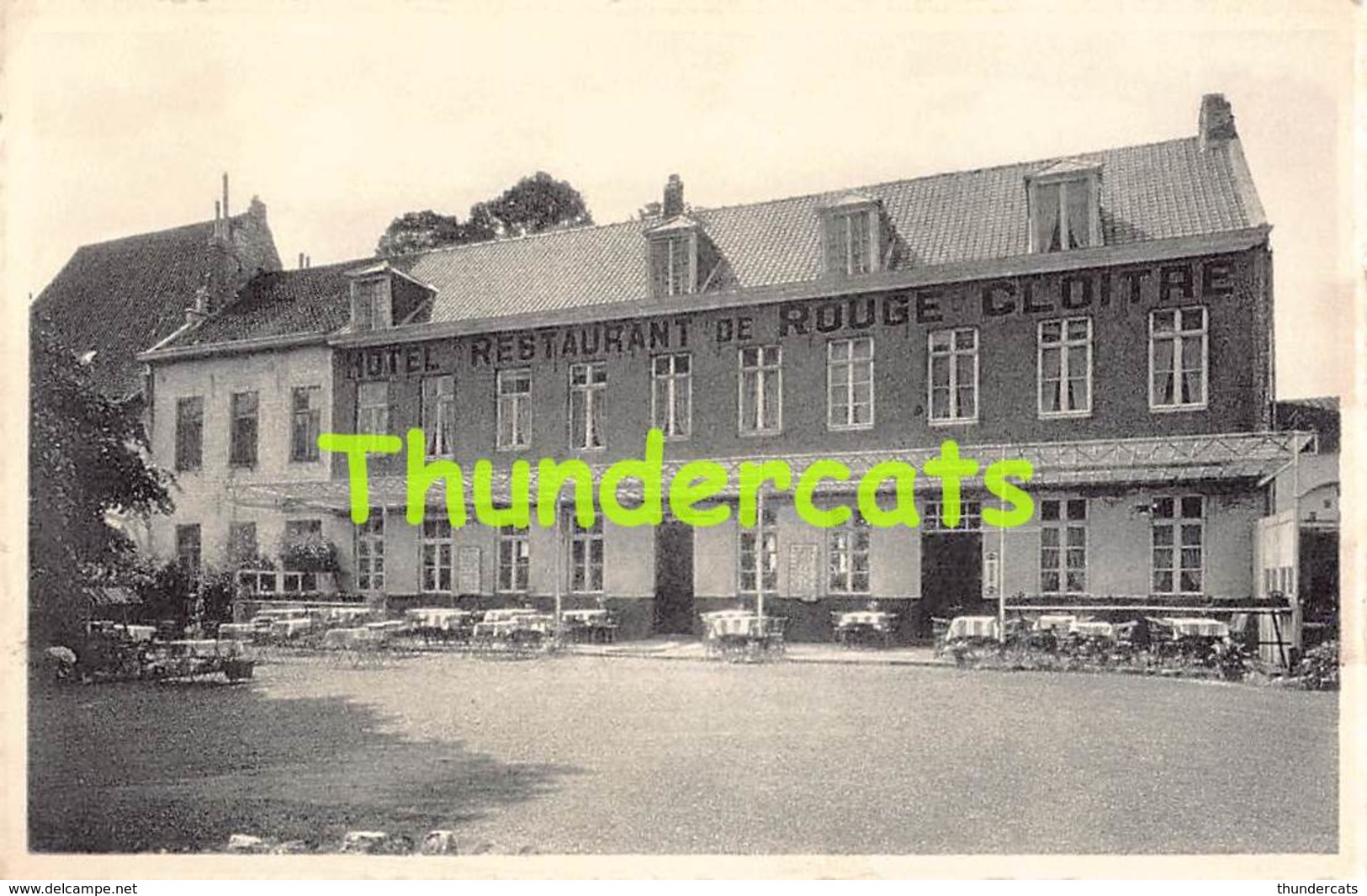 CPA OUDERGEM HOTEL RESTAURANT DU ROUGE CLOITRE AUDERGHEM - Auderghem - Oudergem