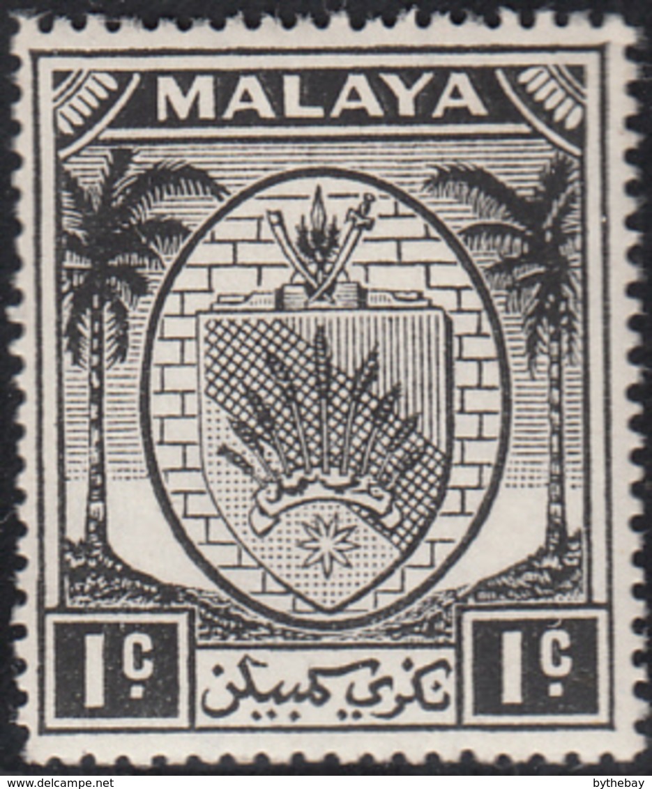 Malaya Negri Sembilan 1949-55 MH Sc 38 1c Coat Of Arms - Negri Sembilan