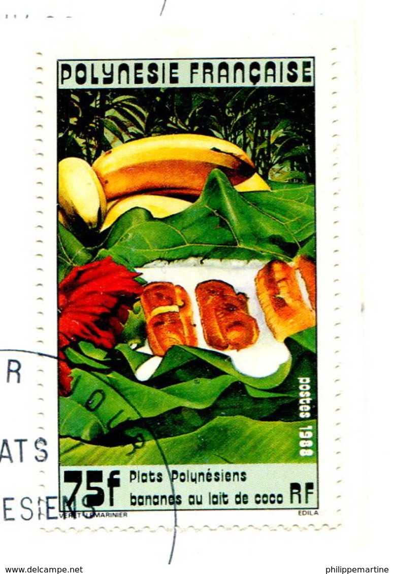 Polynésie Française 1988 - YT 295 Et 296 (o) Sur Fragment - Usati