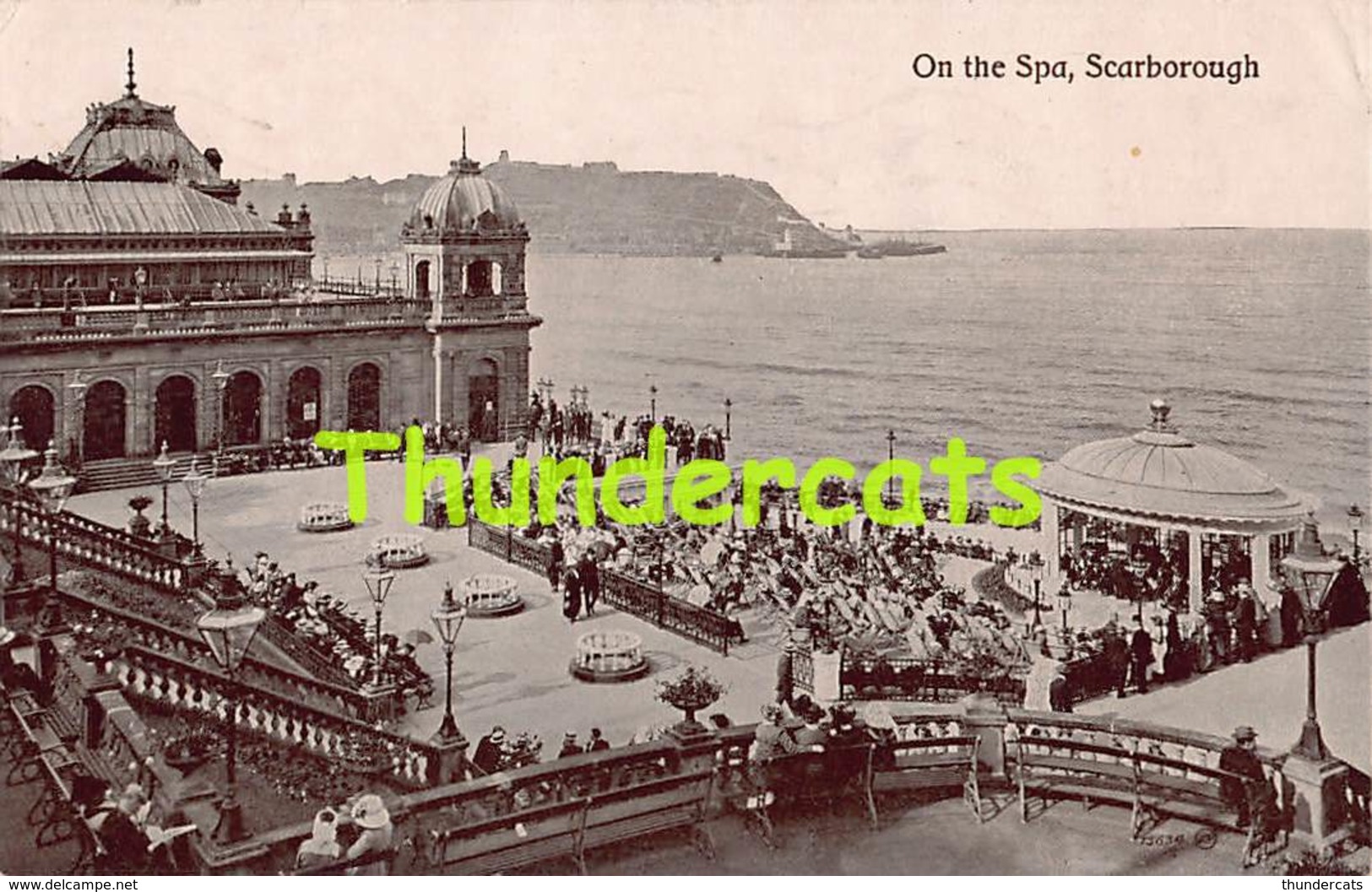 CPA SCARBOROUGH ON THE SPA RPPC REAL PHOTO POSTCARD - Scarborough