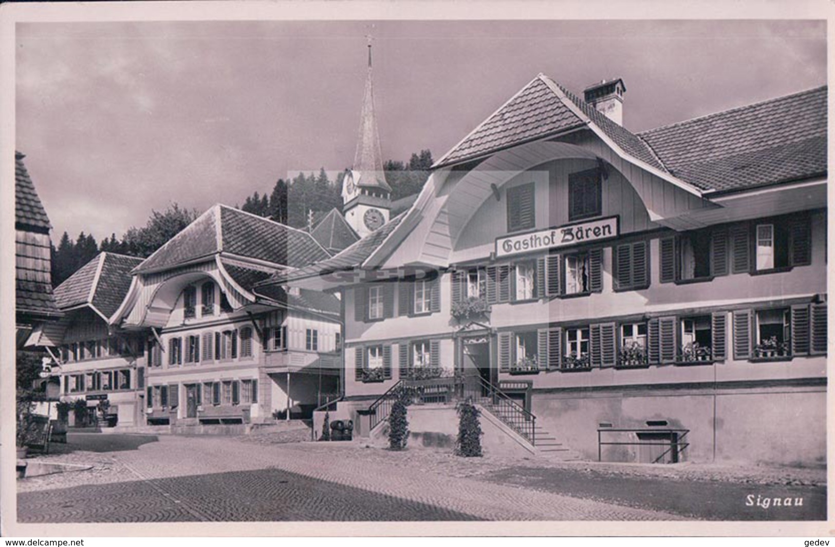 Signau BE, Gasthof Bären (7147) - Signau