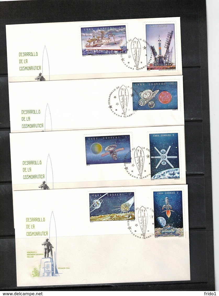 Cuba 1978 Raumfahrt / Space FDC - Zuid-Amerika