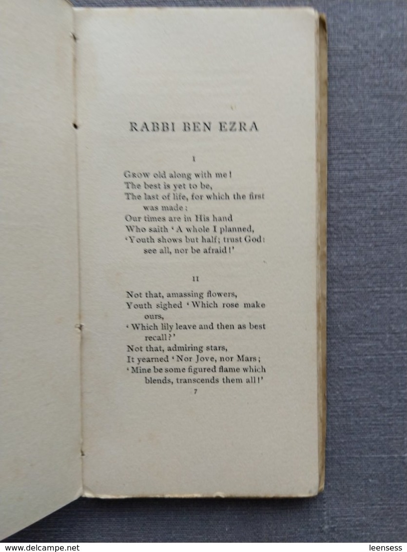 Rabbi Ben Ezra; Robert Browning; Art Nouveau; (early 20th Century) - Poesia