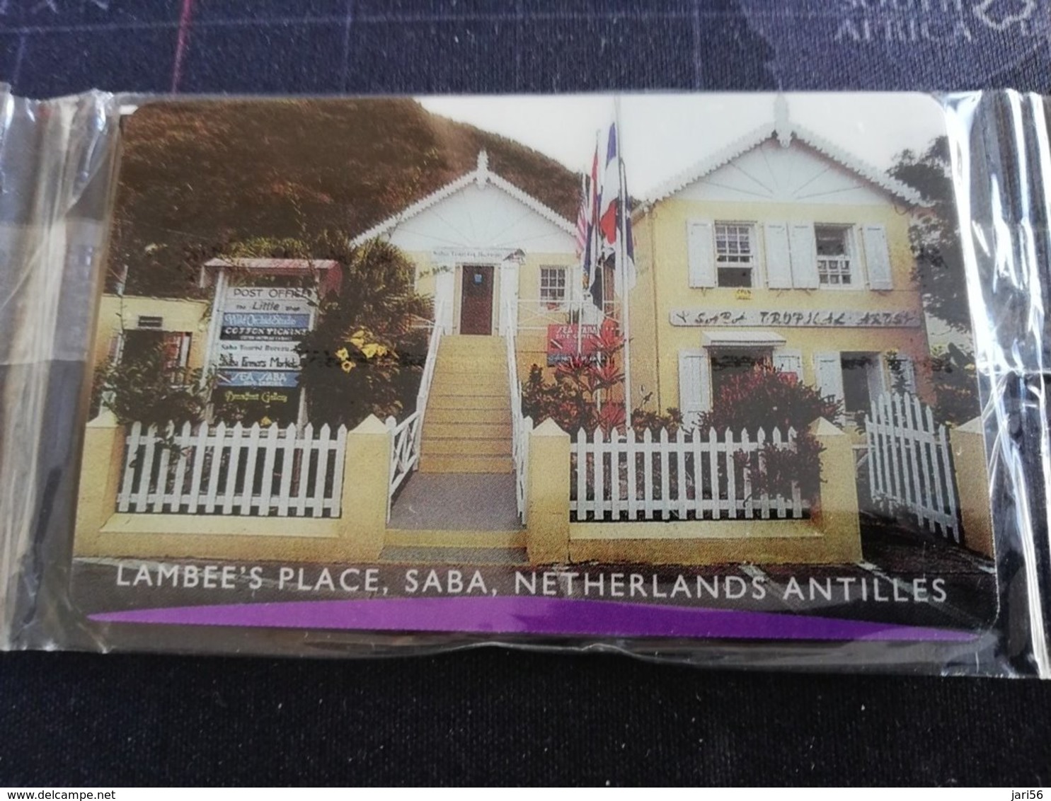 SABA  $10,- PREPAID ANTELECOM  LAMBEES PLACE  MINT IN WRAPPER  **838 ** - Antille (Olandesi)