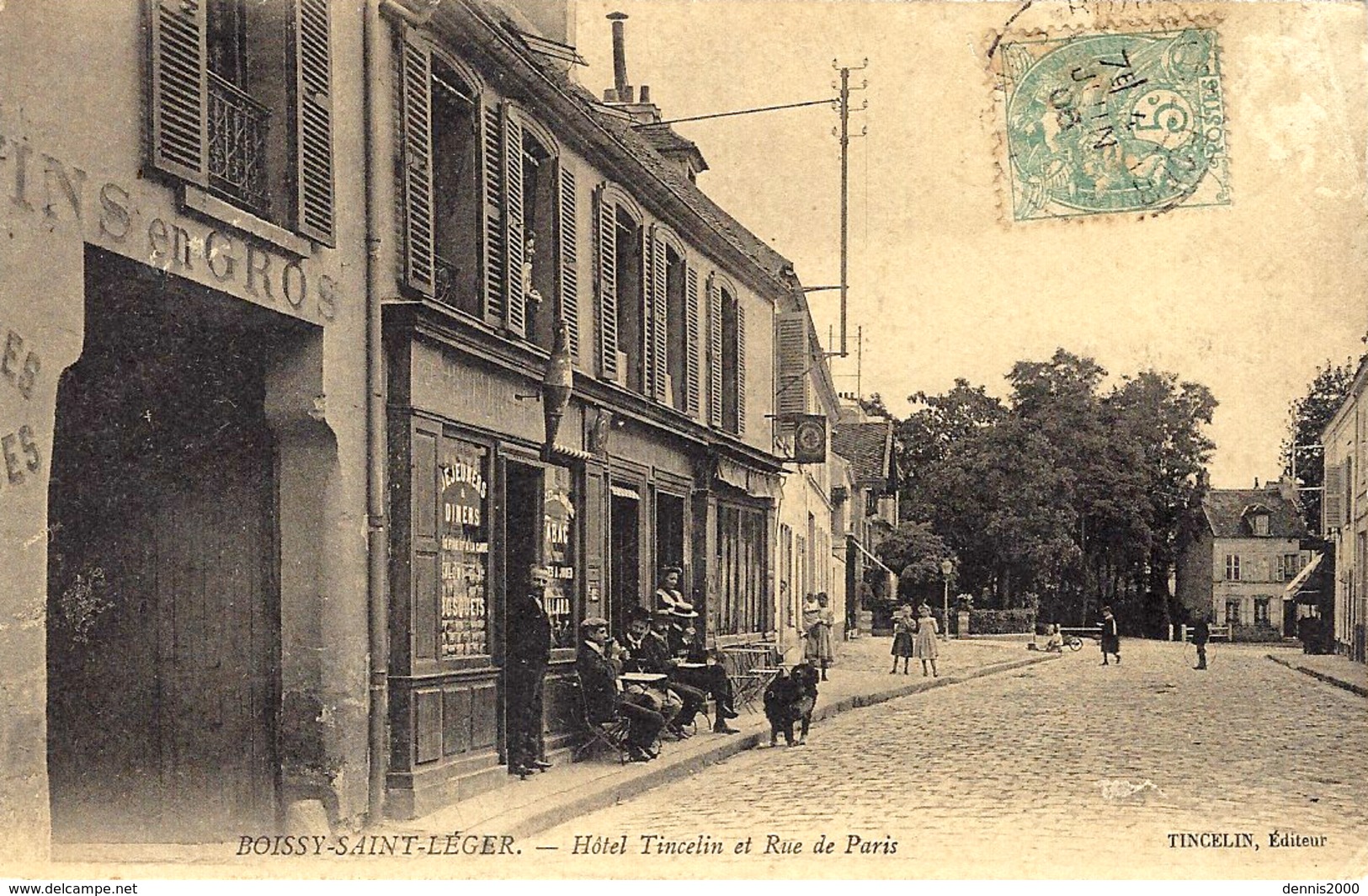 Boissy Saint Leger - BOISSY SAINT LÉGER (94) - Hôtel Tincelin et Rue de  Paris - Ed. Tincelin