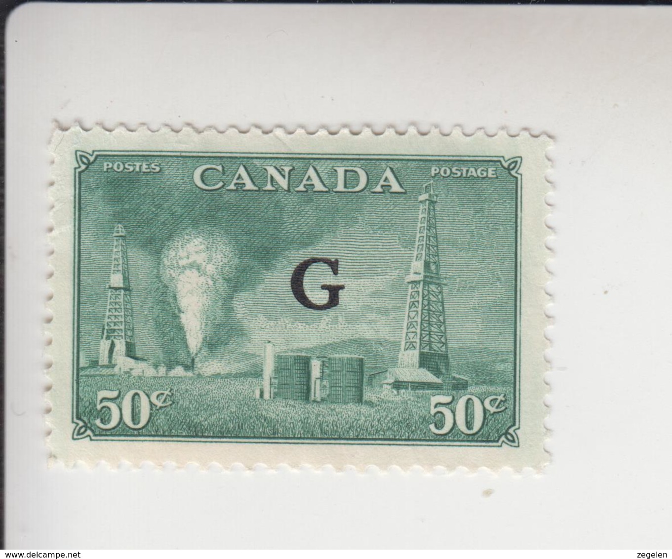 Canada Michel-cat. Dienst 32 Zonder Gom - Overprinted