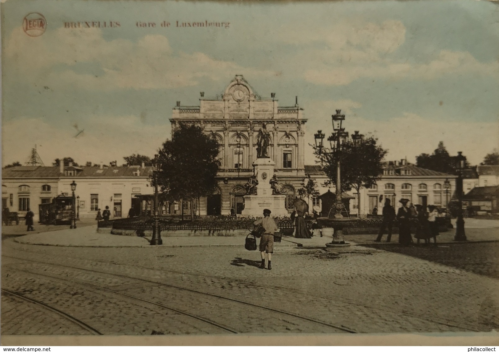 Bruxelles // Gare De Luxembourg (non Standard) 192? Ed. Legia - Transport (rail) - Stations