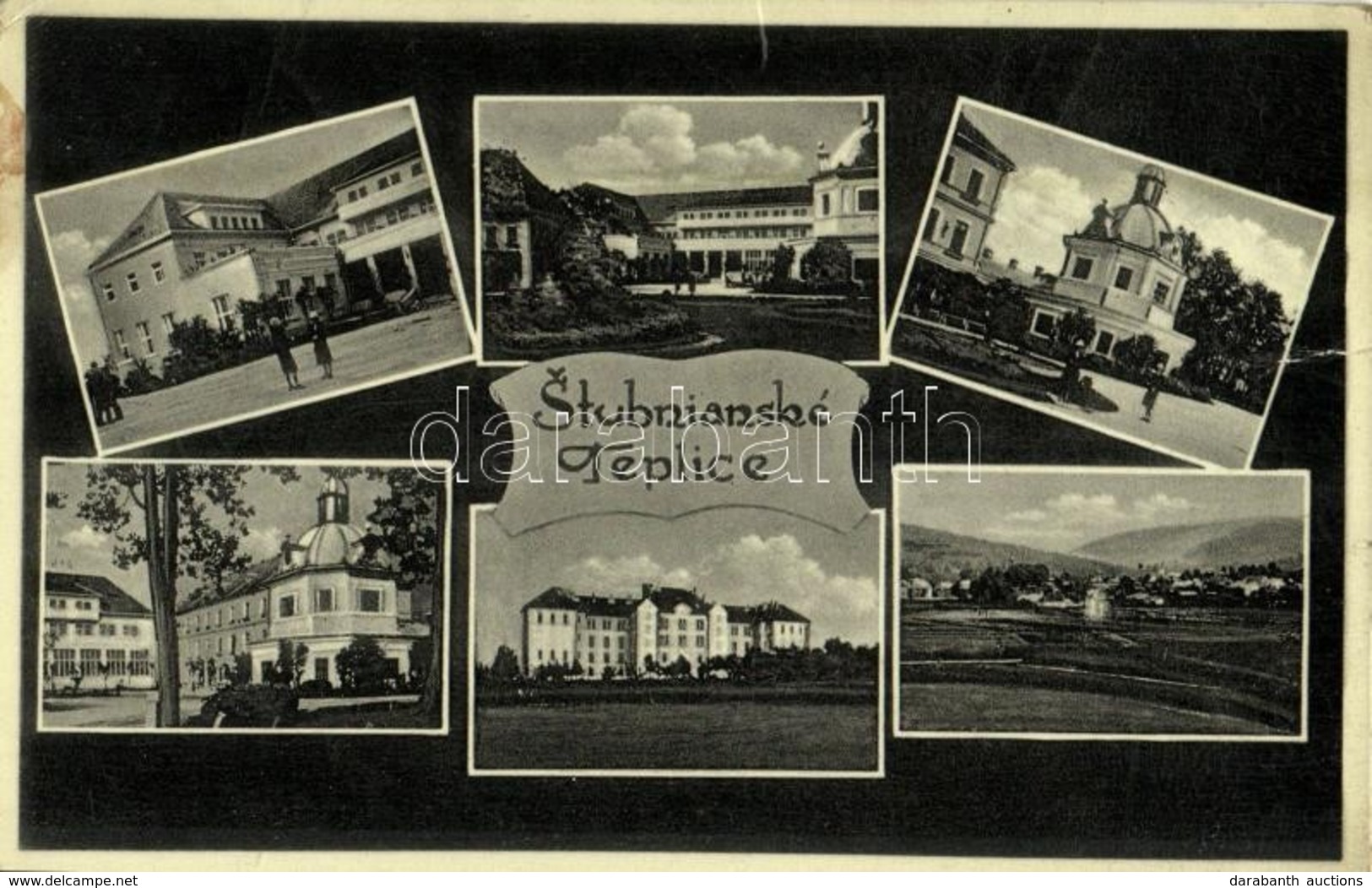 T2/T3 1930 Stubnyafürdő, Turcianske Teplice, Stubnianské Teplice (gyűrődés / Crease) - Unclassified