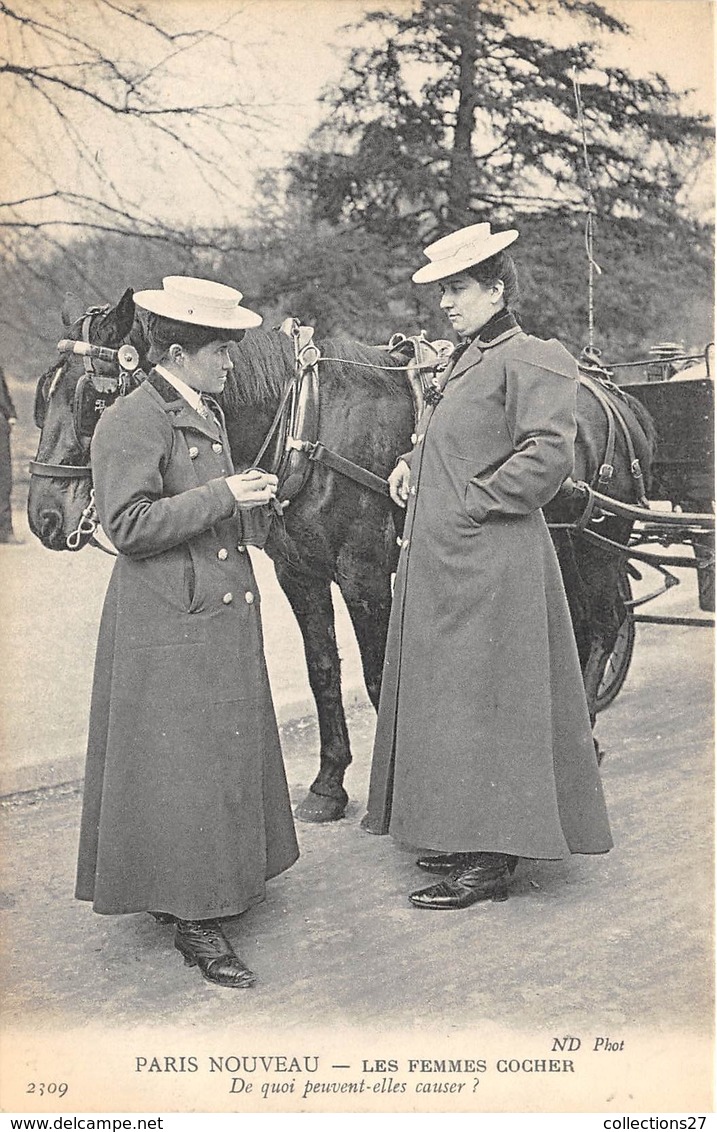 75-PARIS-LES FEMMES COCHER - Public Transport (surface)