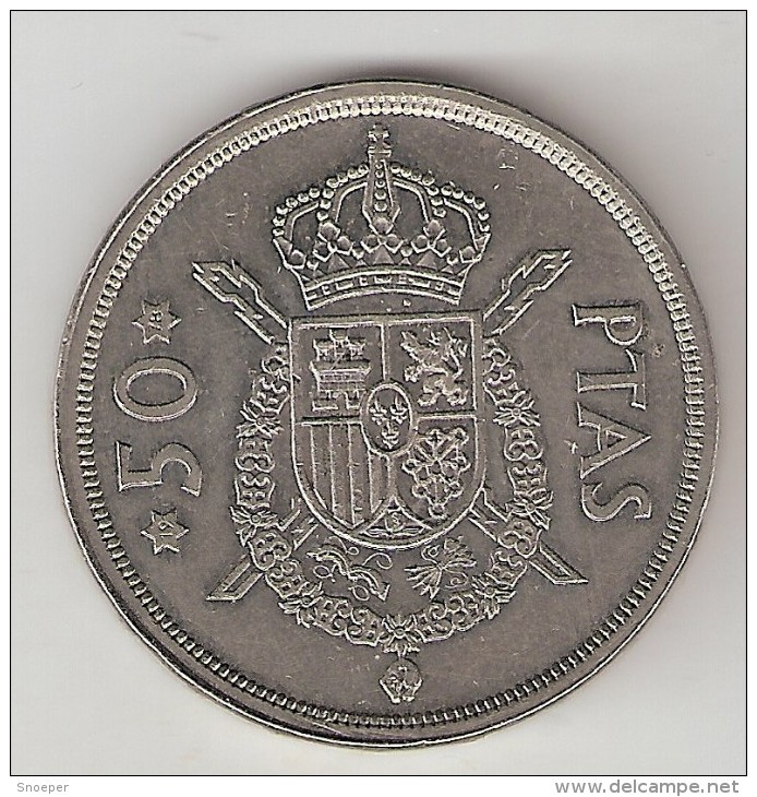 Spain  50 Pesetas  1975 ( 78)    Km 809    Xf - 50 Peseta