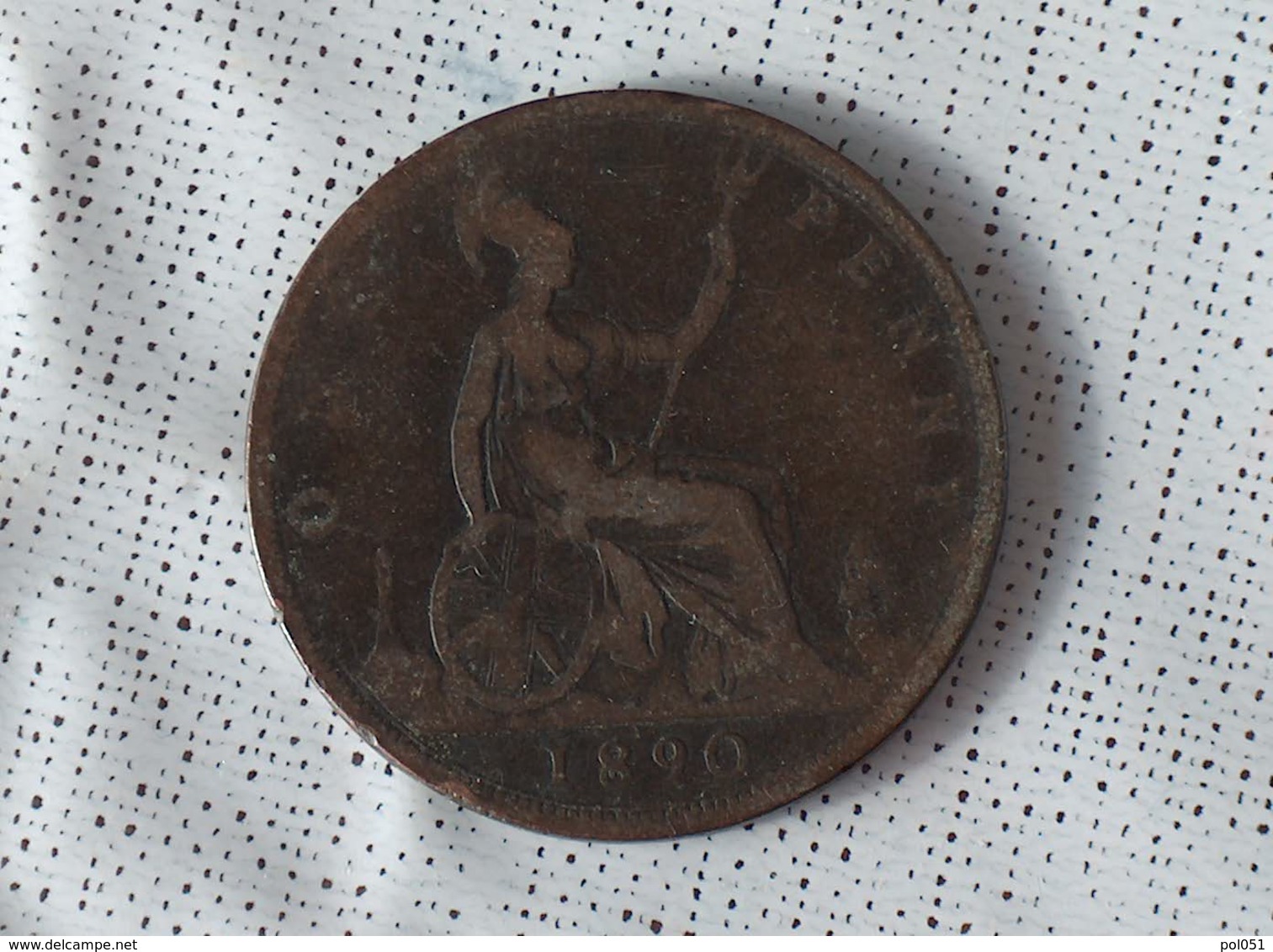 GRANDE BRETAGNE ROYAUME UNI UK 1 Penny 1890 - D. 1 Penny