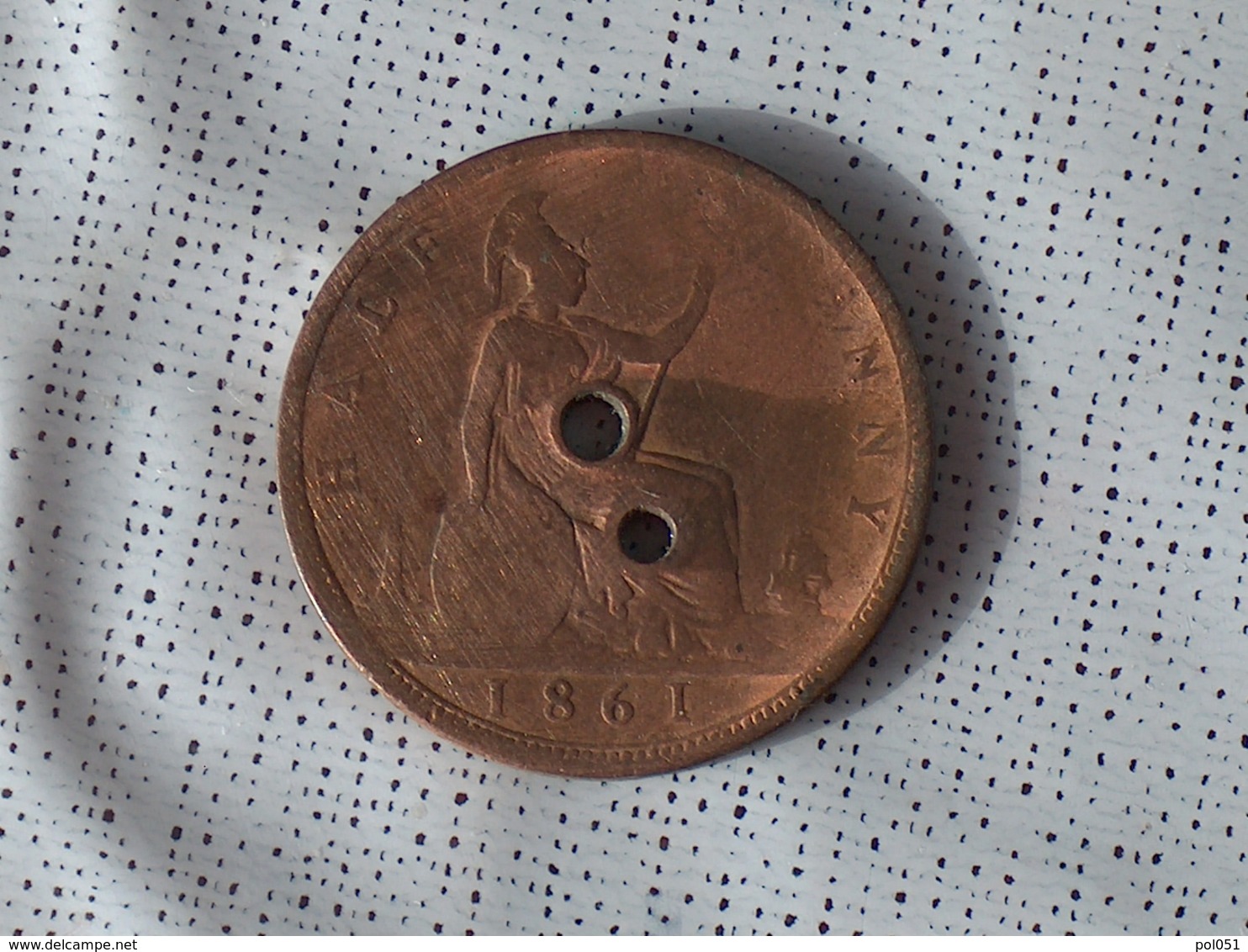 GRANDE BRETAGNE ROYAUME UNI UK 1 Half Penny 1861 - D. 1 Penny