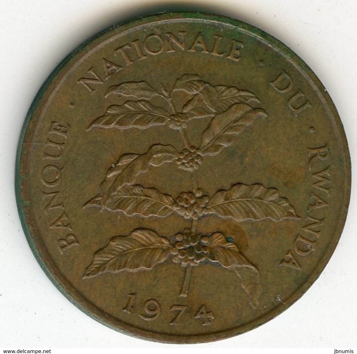 Rwanda 5 Francs 1974 KM 13 - Rwanda