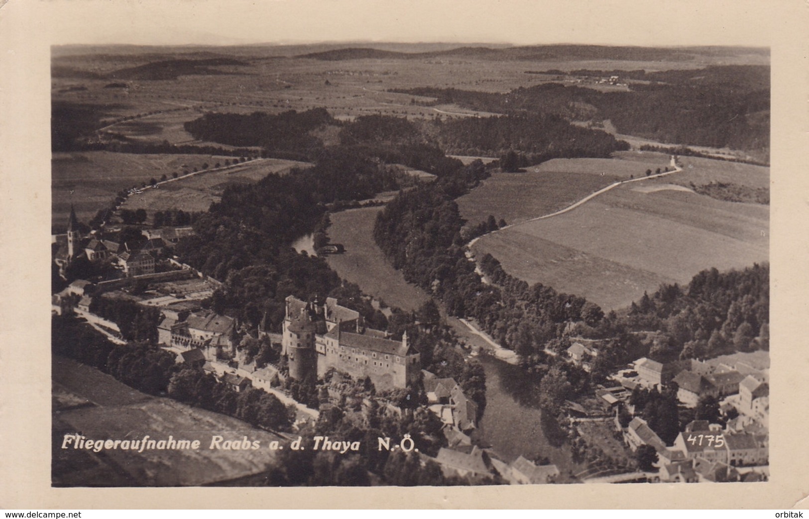 Raabs An Der Thaya * Luftbild, Schloss, Burg * Österreich * AK974 - Raabs An Der Thaya