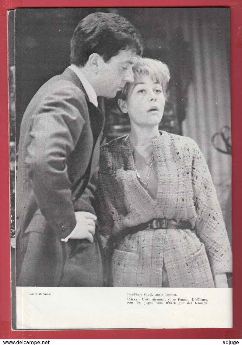 Revue L'Avant-Scène THEATRE N° 244 *JUIN 1961*l'IDIOTE - Marcel ACHARD - Annie GIRARDOT, J.P. CASSEL,* SUP * Voir Scanns - Auteurs Français