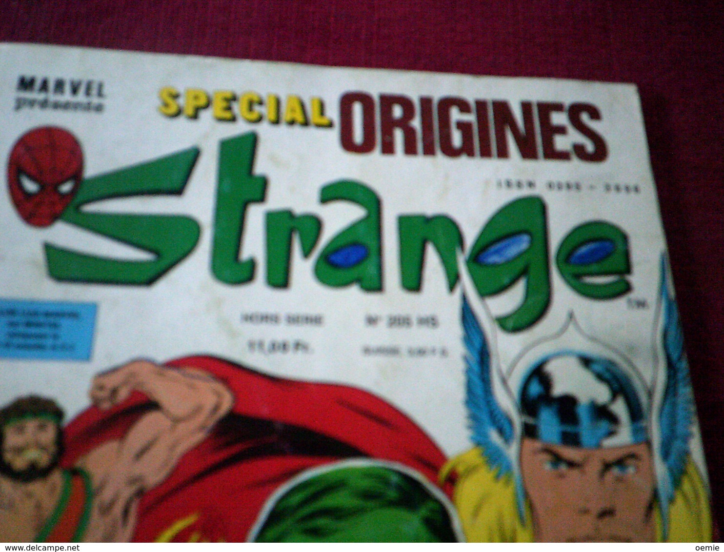 STRANGE   SPECIAL  ORIGINES  N ° 205 - Strange