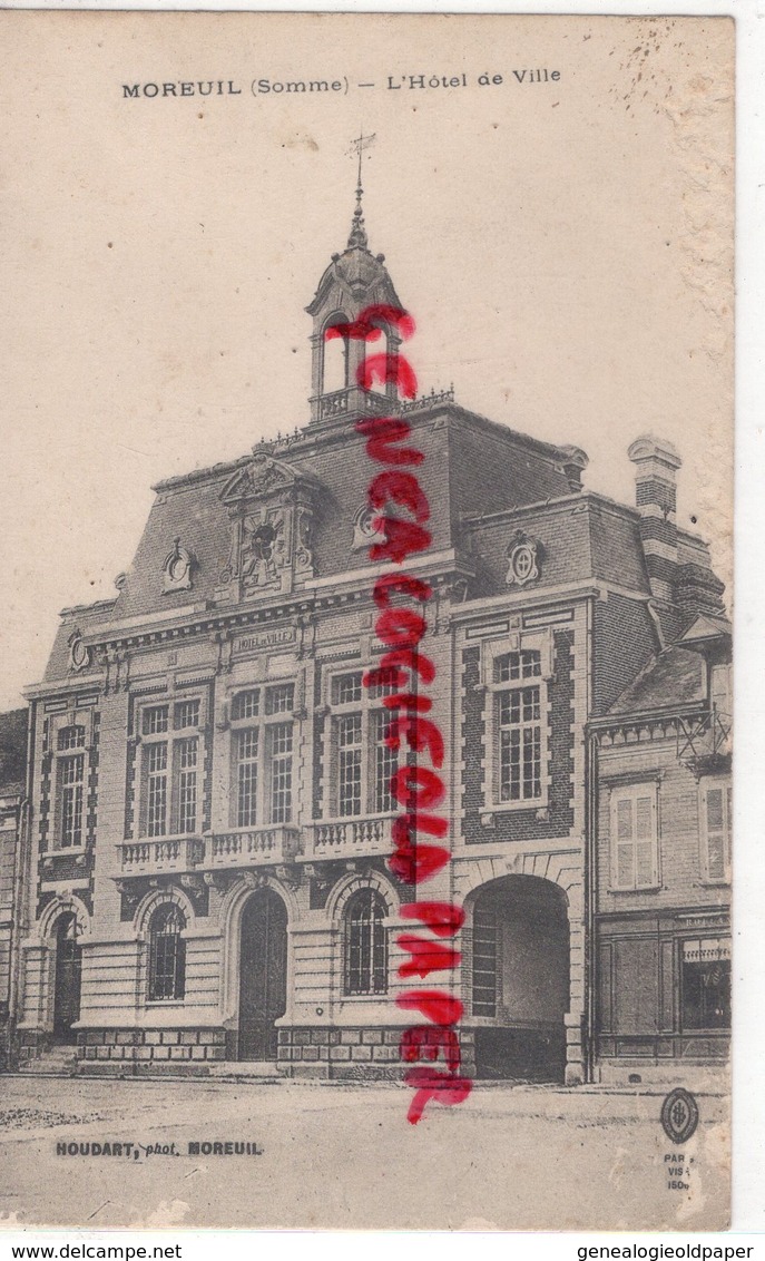 80 - MOREUIL - HOTEL DE VILLE  -  SOMME - Moreuil