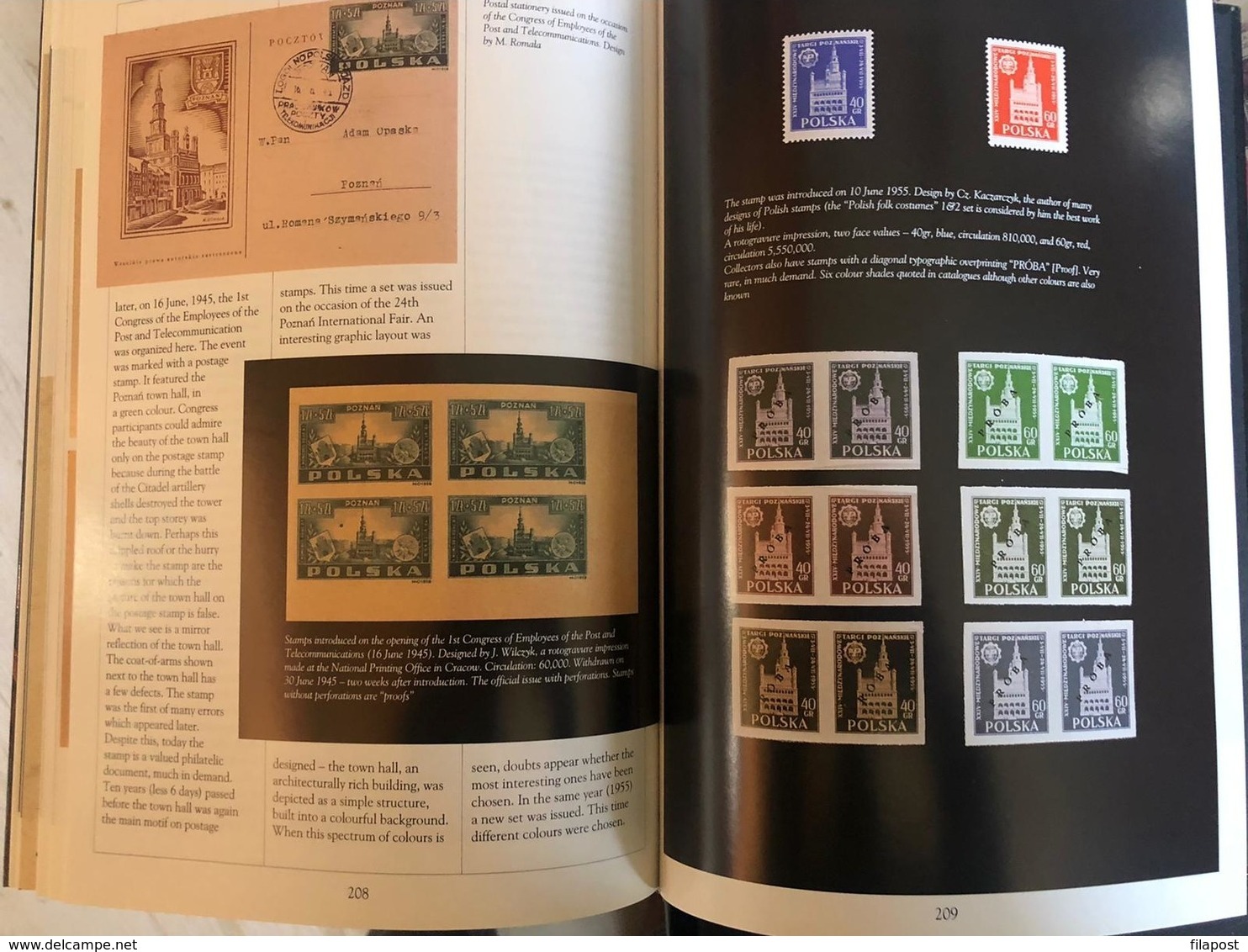 1993 Poland Beautifully  Richly Illustrated English-language Album "Post And Philately In Wielkopolska" Hard Cover - Philately And Postal History