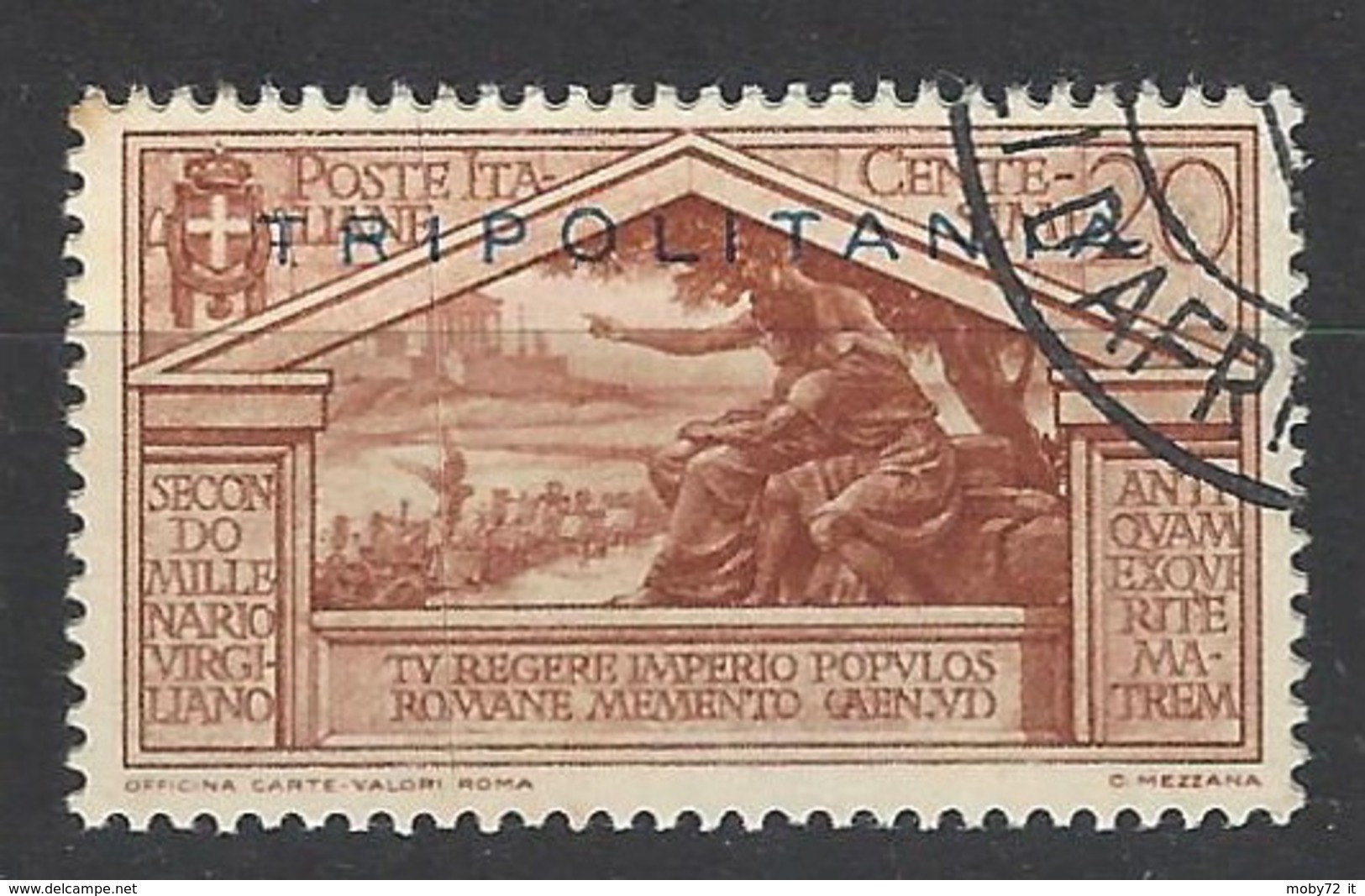 Italia - Tripolitania - 1934 - Usato/used - Virgilio - Sass N. 79 - Tripolitania