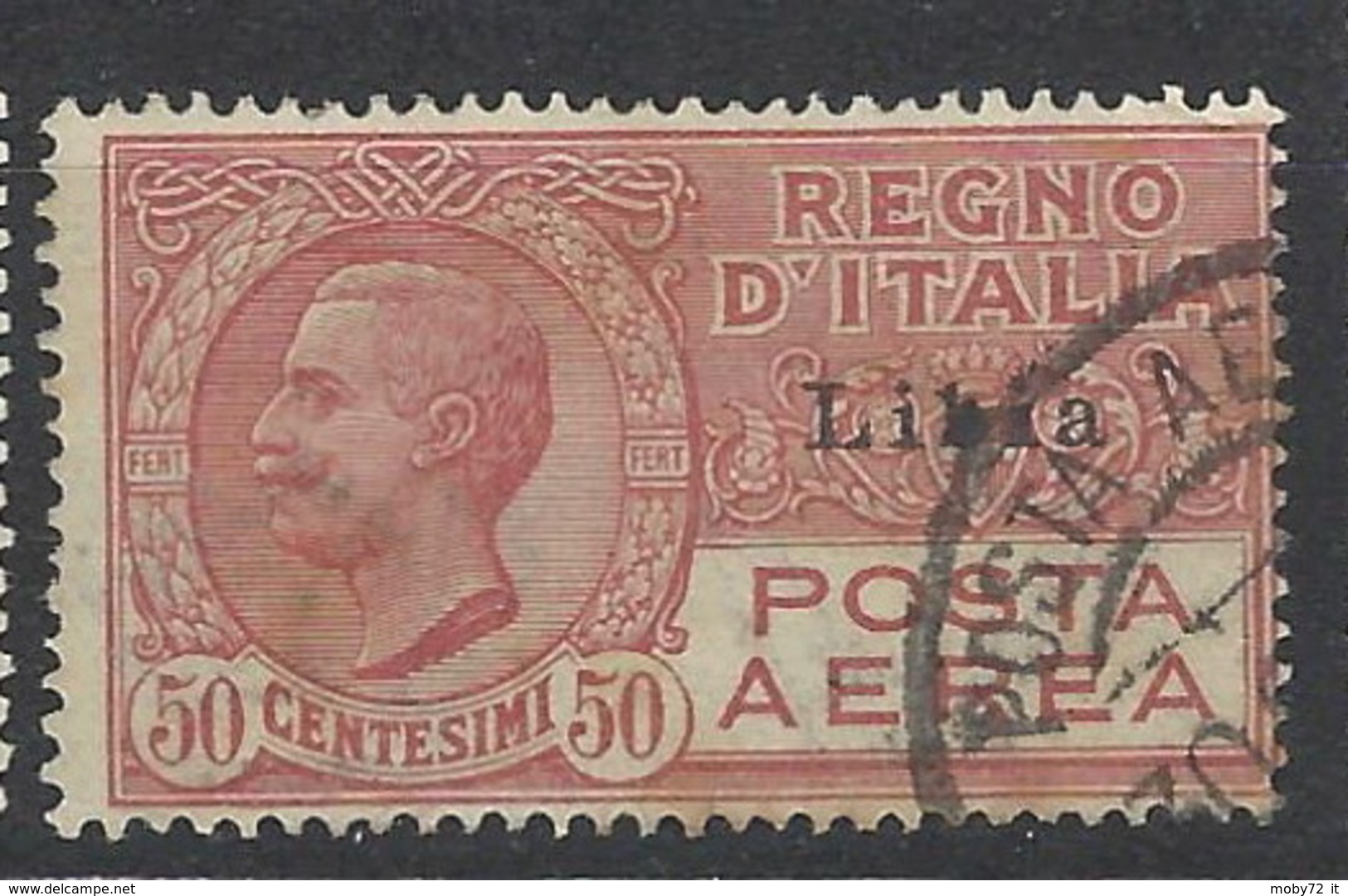 Italia - Libia - 1928 - Usato/used - Posta Aerea - Sass N. 1 - Libyen