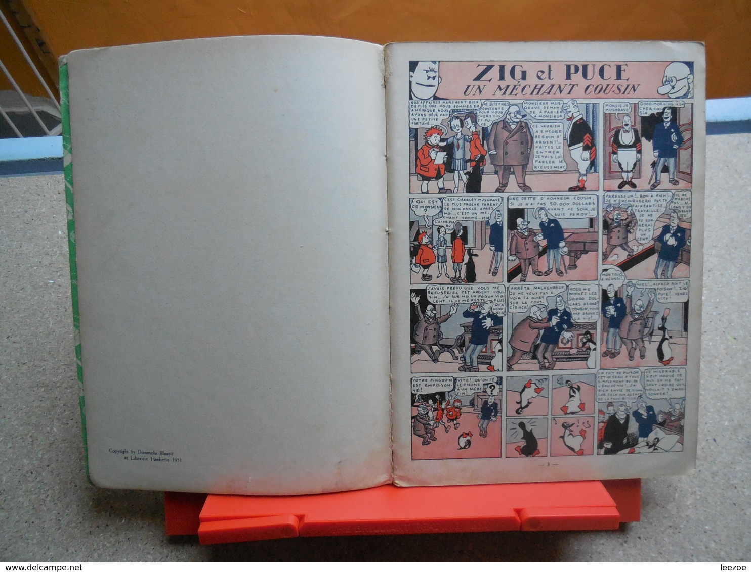 BD EO Zig Et Puce Cherchent Dolly 1931, Complet .......4B010320 - Zig Et Puce