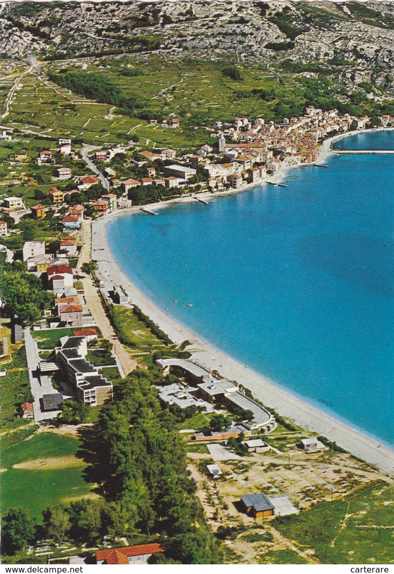 CROATIE,croatia,croazia,ILE DE KRK,BASKA,VUE AERIENNE - Croatie