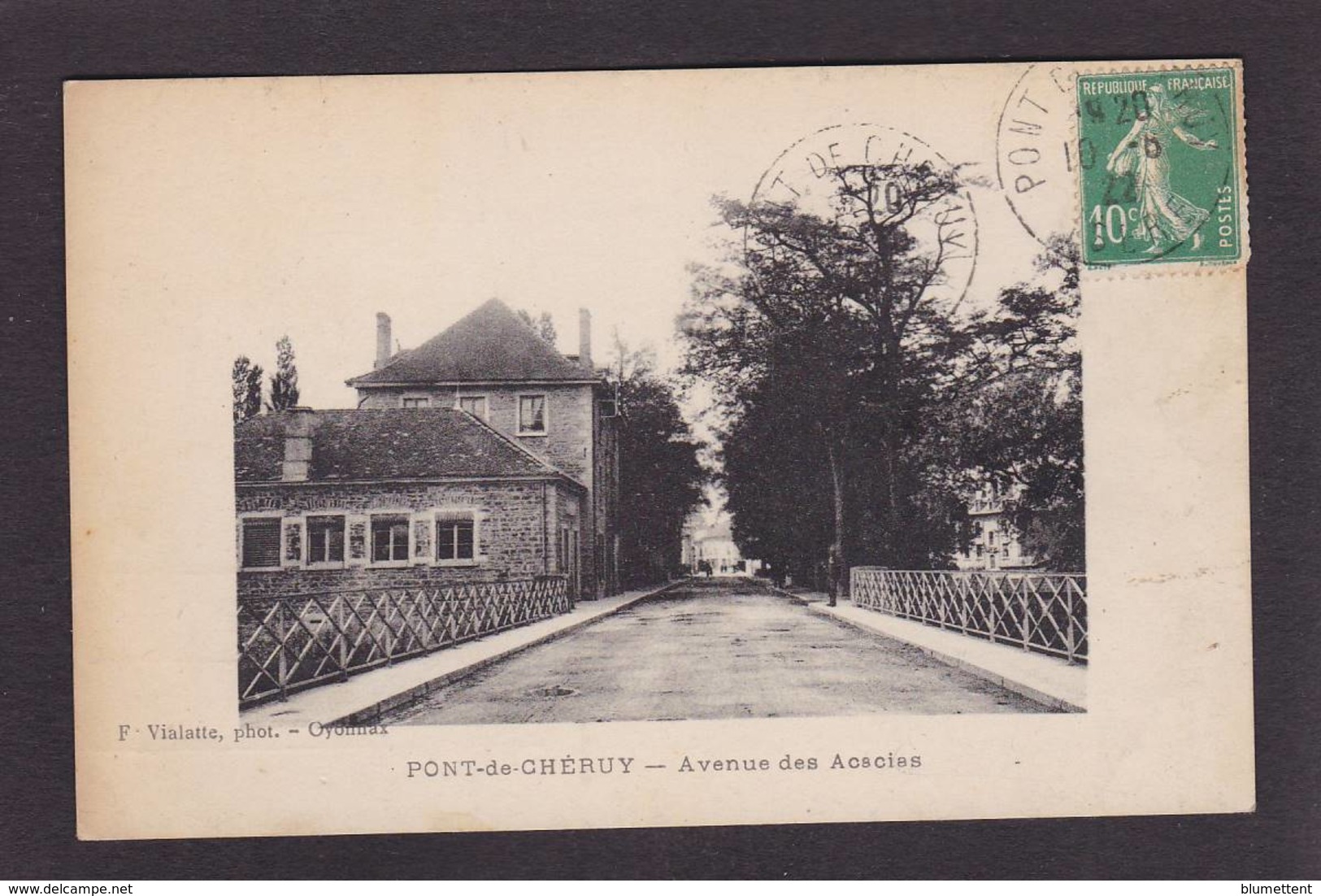 CPA Isère 38 Pont De Chéruy  Circulé - Pont-de-Chéruy