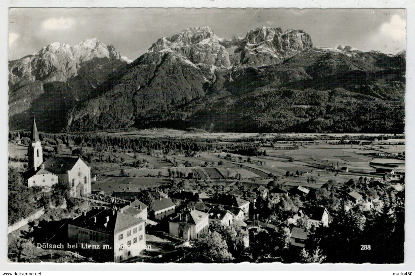 C.P.  PICCOLA     DOLSACH   BEI  LIENZ   DOLOMITEN       2 SCAN  (VIAGGIATA) - Dölsach