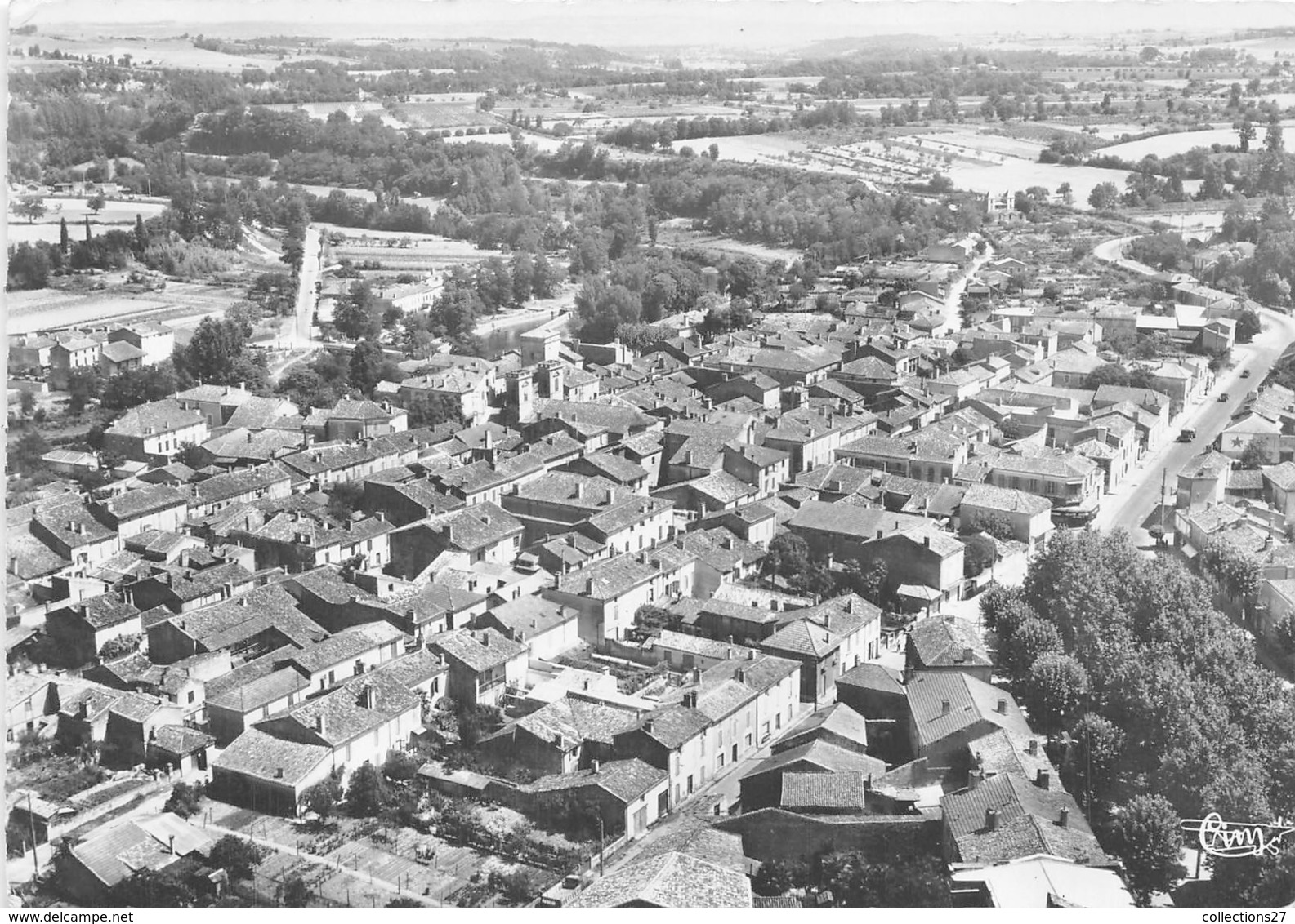 47-LAVARDAC- VUE PANORAMIQUE AERIENNE - Lavardac