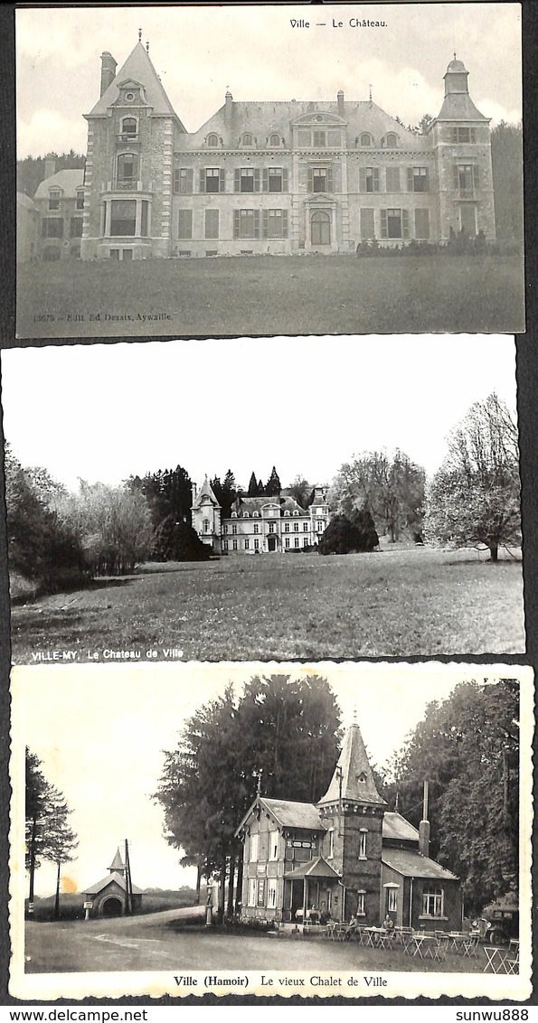 Lot 3 Cartes Ville Hamoir (château) à Petit Prix Fixe (à Saisir) - Hamoir