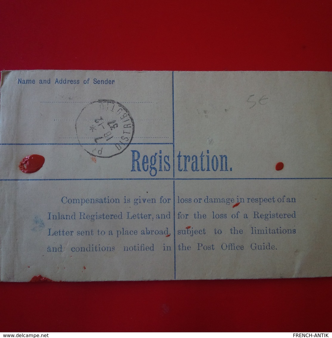 LETTRE LONDON RECOMMANDE REGISTRATION POUR PARIS 1937 - Brieven En Documenten