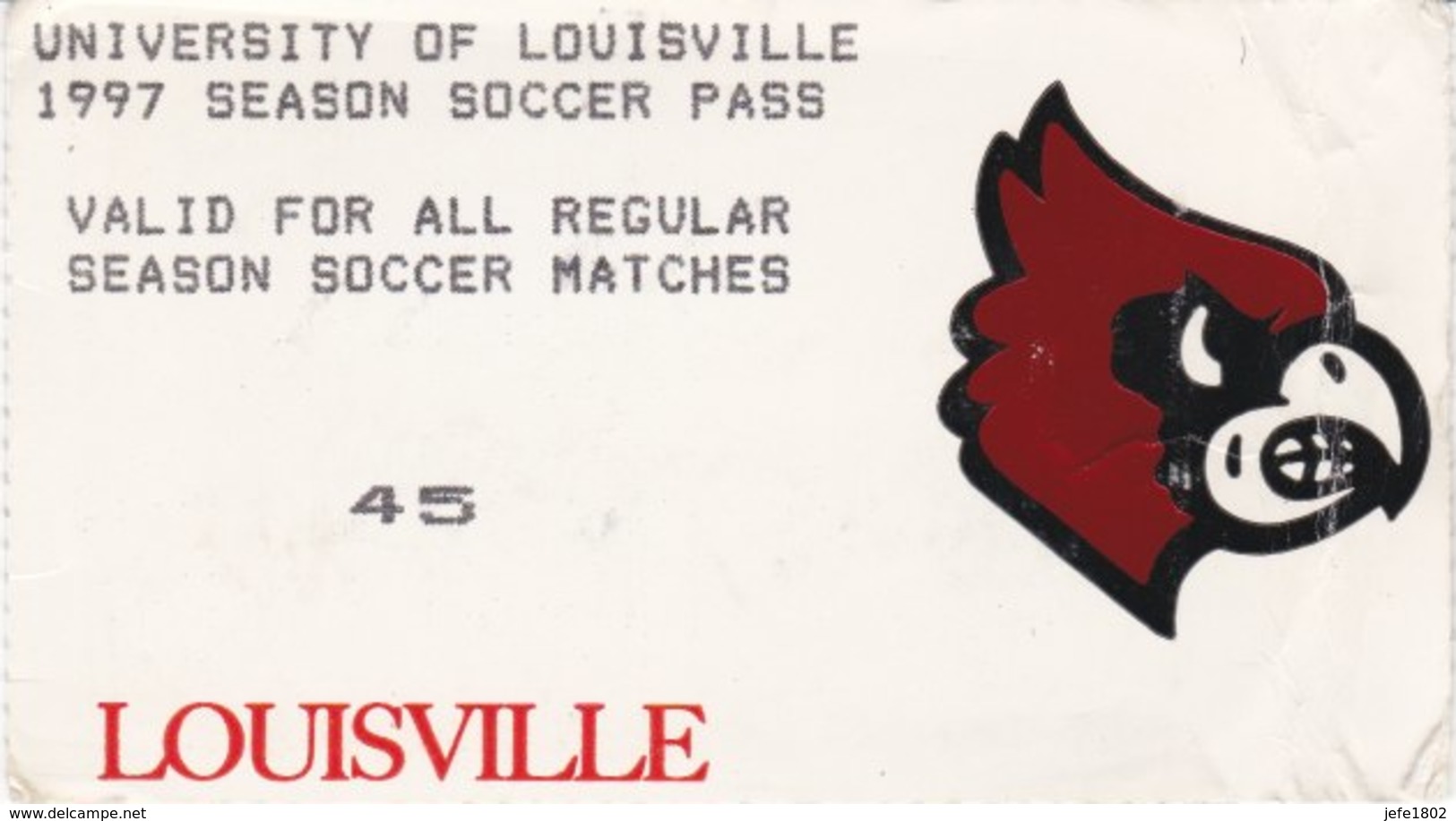 Tickets Hawaii 1977 - Louisville 1997 - 1996 Cardinal Station - 2000 Colombus Crew Stadium - Autres & Non Classés