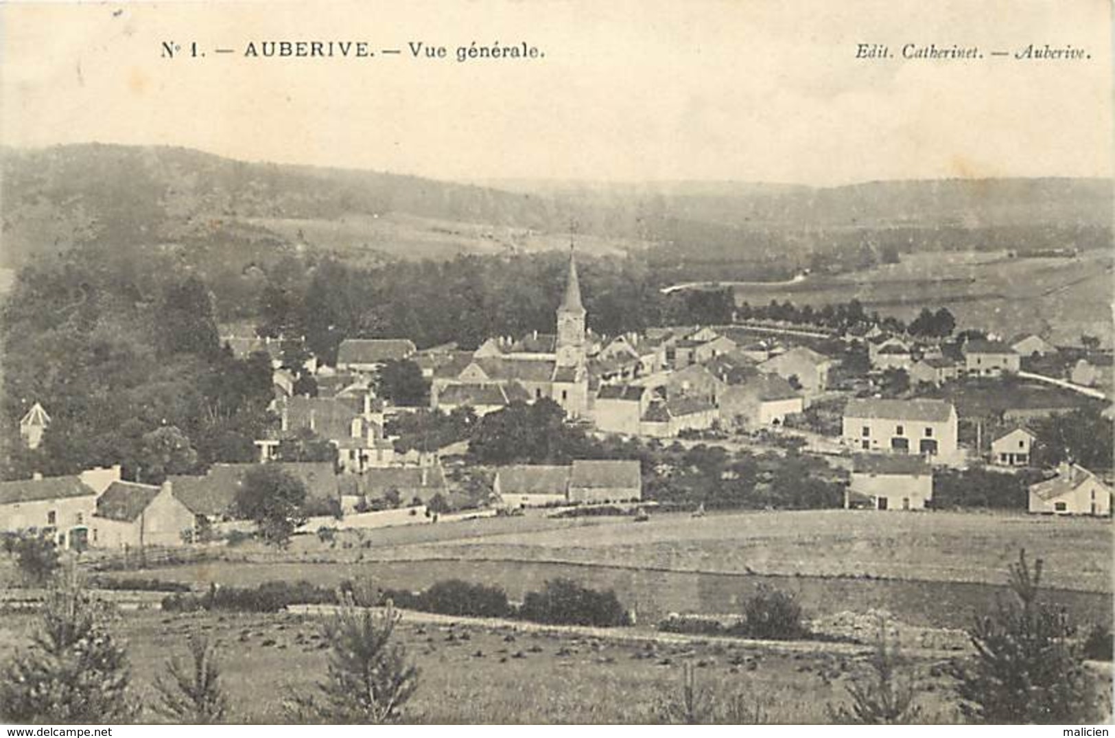 - Haute Marne -ref-52717- Auberive - Vue Generale - Carte Bon Etat - - Auberive