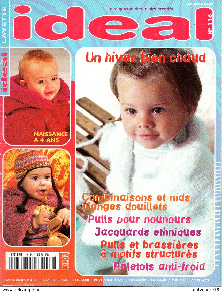 Tricot : IDEAL N°116 Layette  0 à 4 Ans 12/2002 - Wolle