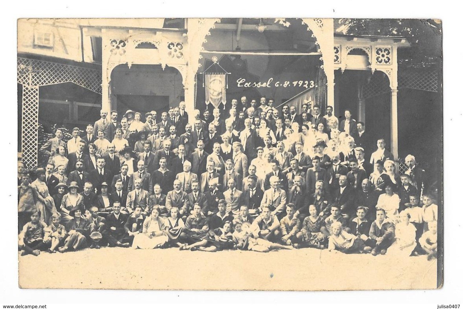 CASSEL KASSEL (Allemagne) Carte Photo Groupe Congrès Idoiste 1923 - Kassel