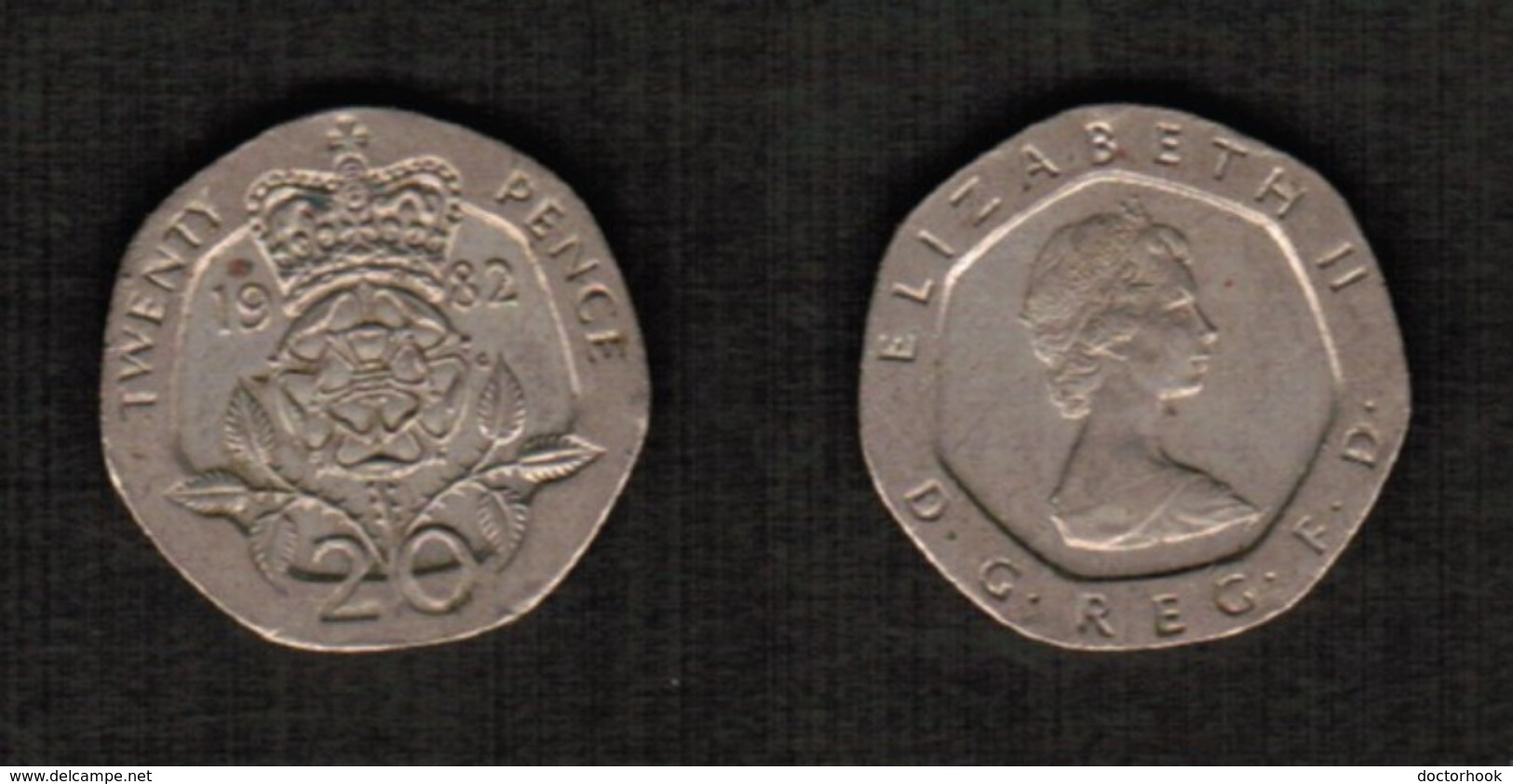 GREAT BRITAIN  20 PENCE 1982 (KM # 931) #5569 - 20 Pence