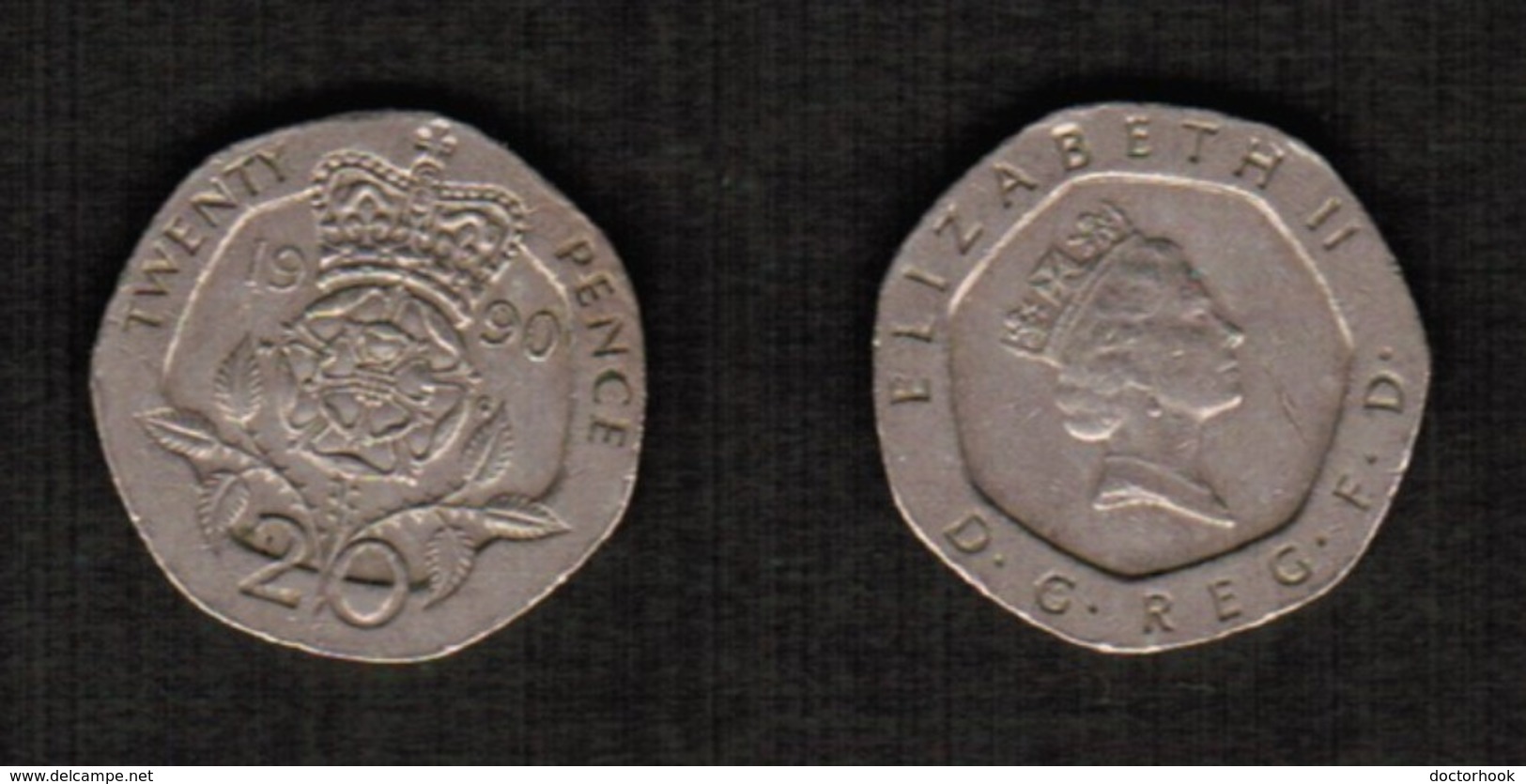 GREAT BRITAIN  20 PENCE 1990 (KM # 939) #5573 - 20 Pence